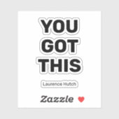 この得黒シンプル色 |かわいい名前 シール (シート)