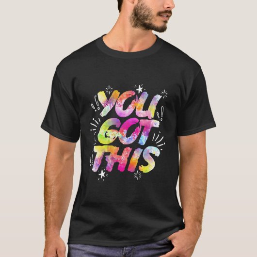 この得Peのモチ前向きベーション Tシャツ (正面)
