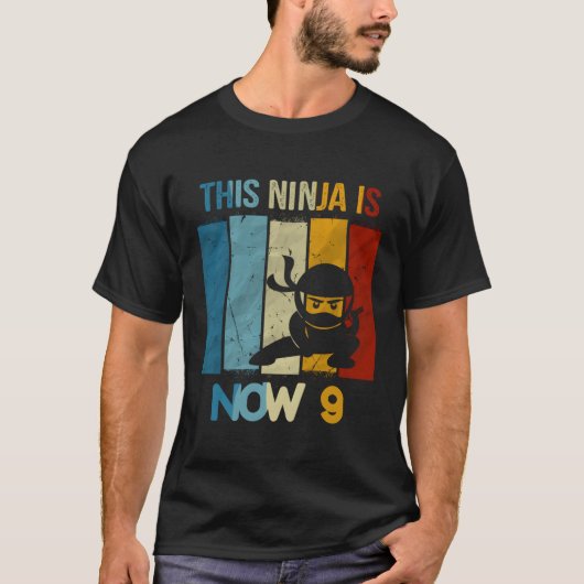 この忍者は9忍者 Tシャツ (正面)