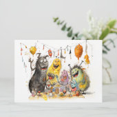 この怪物め！ハローウィンパーティ 招待状 (スタンド正面)