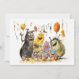 この怪物め！ハローウィンパーティ 招待状