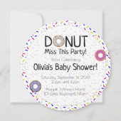 この恋しく思パーティー男女兼用シャワー 招待状 (正面)