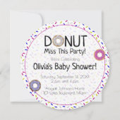 この恋しく思パーティー男女兼用シャワー 招待状 (正面)