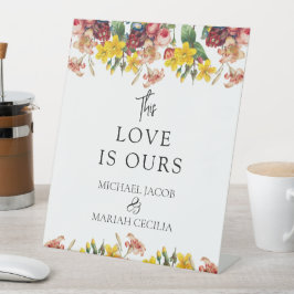 この恋は我々のものだ | フローラ結婚の歓迎 台座サイン