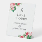 この恋は我々のものだ | フローラ結婚の歓迎 台座サイン (正面)