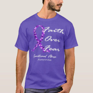 この恐怖に対する認識度的虐待の信仰 Tシャツ