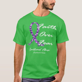 この恐怖に対する認識度的虐待の信仰 Tシャツ