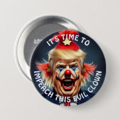 この悪いピエロを大きく弾劾する時だ 缶バッジ (正面&裏面)