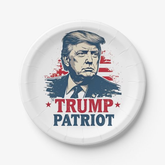 この悪夢がトランプ2025を終了するまで待てない ペーパープレート (正面)