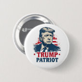 この悪夢がトランプ2025を終了するまで待てない 缶バッジ (正面&裏面)
