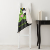 この惑星のための可愛いおもしろいエイリアンパーソナライズされた名 シェルパブランケット (インサイチュ)