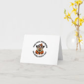 この愚か者はエイプリル フールズの日に生まれた カード (黄色い花)