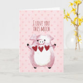 この愛の大きさ カード (黄色い花)