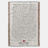 この愛を一から一までアニバーサリーgifから作り上げる スローブランケット (正面縦)