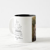 この愛、本の愛好家コーヒーマグ ツートーンマグカップ (正面左)