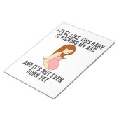 この感じベビーが好き ノートパッド (アングル)