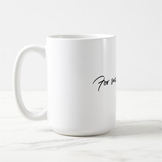 この感動的なコーヒー・マグのような時間のため コーヒーマグカップ (左)