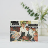 この感謝祭の仕事を他の誰かに任せる ポストカード (スタンド正面)