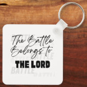 この戦いはキーチェーン卿の手に委ねられている キーホルダー (裏面)