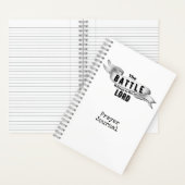 この戦いは主祈りの言葉誌 ノートブック (内側)