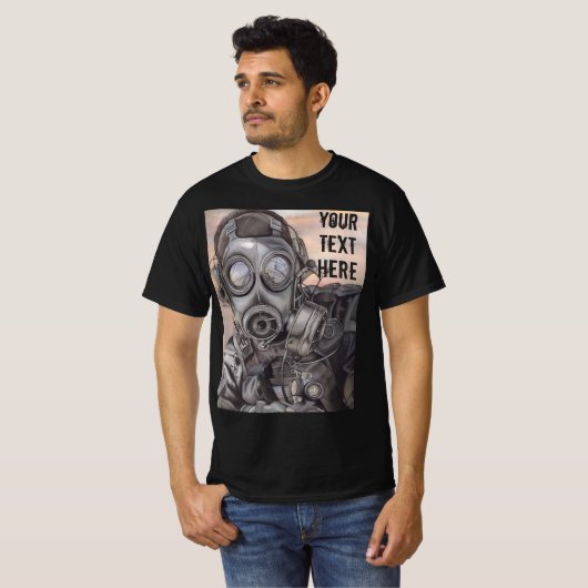 この戦争の災害の予防者をパーソナライズ Tシャツ (正面フル)