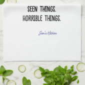 この手拭は見たおもしろい キッチンタオル (折り畳み)