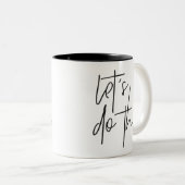 この手札式モダンブラックにしよう ツートーンマグカップ (正面右)