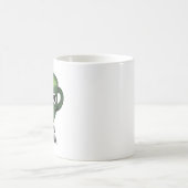 この抹茶が好きなのと同じくらいあなたが好き Funny Drink Puns  コーヒーマグカップ (中央)