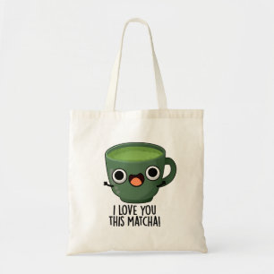 この抹茶ドリンクのパおもしろいンが好き トートバッグ