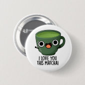 この抹茶ドリンクのパおもしろいンが好き 缶バッジ (正面&裏面)