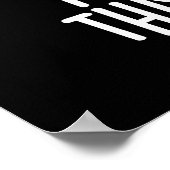 この抹茶ドリンクPuns Dark BGおもしろいが大好き ポスター (角)