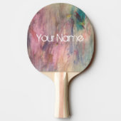 この抽象的な水彩画の混乱を個人化して下さい 卓球ラケット (裏面)