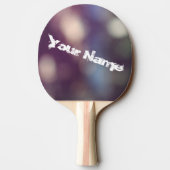 この抽象的な《写真》ぼけ味の写真のデザインを個人化して下さい 卓球ラケット (裏面)