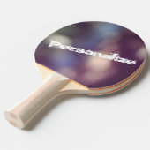この抽象的な《写真》ぼけ味の写真のデザインを個人化して下さい 卓球ラケット (正面アングル)