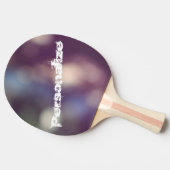 この抽象的な《写真》ぼけ味の写真のデザインを個人化して下さい 卓球ラケット (横)