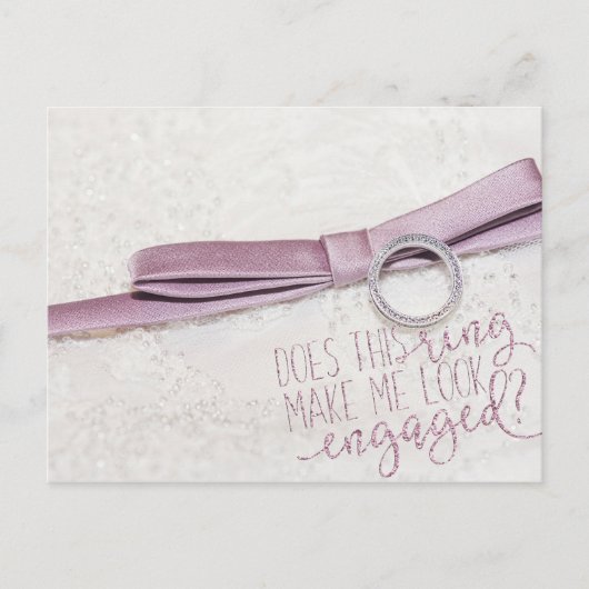 この指輪は私に似てい婚約したる? ポストカード (正面)