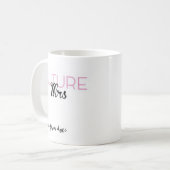 この指輪は私をマグに見せ婚約したるか コーヒーマグカップ (正面左)