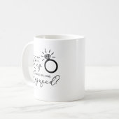 この指輪をはめると婚約して見える? コーヒーマグカップ (正面左)