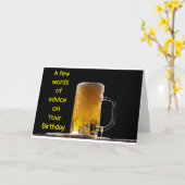 この挨拶に友人だけが笑う カード (黄色い花)