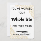 この挨拶のために一生働いた シーズンカード (正面)