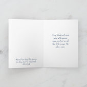 この損失の時には、聖なる書物、 経典心地よい鳥 カード (内部)