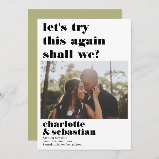 この操作を再試行して写真の日付を保存する セーブザデート (正面/裏面)