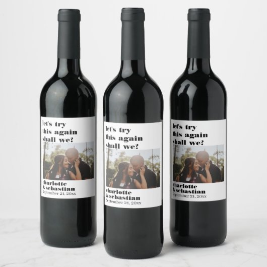 この操作を再試行して写真の日付を保存する ワインラベル (ボトル)