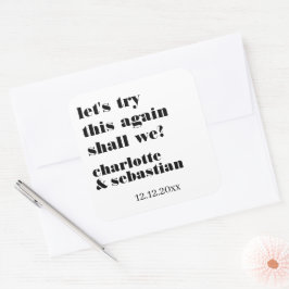 この操作を再試行して日付を保存する スクエアシール