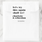 この操作を再試行して日付を保存する スクエアシール (バッグ)