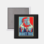 この政治的逮捕を共和党に対して起訴すおもしろいる マグネット (正面/裏面)