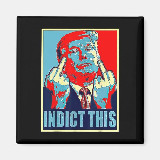 この政治的逮捕を共和党に対して起訴すおもしろいる マグネット (正面)