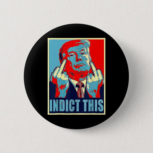 この政治的逮捕を共和党に対して起訴すおもしろいる 缶バッジ (正面)