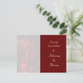 "この救特別な日" – レッドローズブーケ[b] ポストカード (スタンド正面)