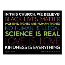 この教会で…親切は何でものしるしだ